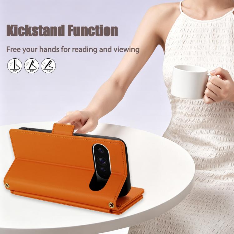 Crossbody Diamond 9 Card Slots Zipper Bag Vegan Leather Phone Case, For Google Pixel 10 Pro XL / Pixel 9 Pro XL, For Google Pixel 10 / 10 Pro / 9 / 9 Pro