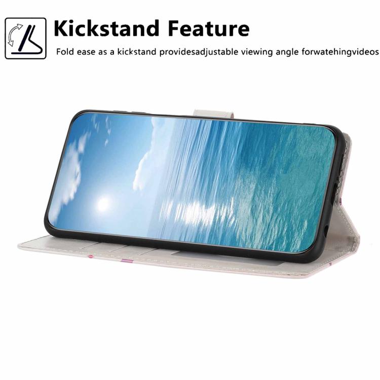 Colorful Painting Vegan Leather Phone Case with Lanyard, For Google Pixel 8, For Google Pixel 7a, For Google Pixel 7 Pro 5G