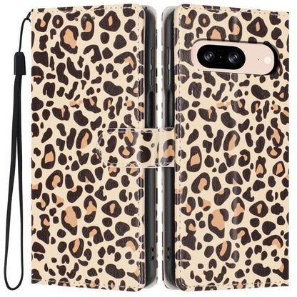 Colorful Painting Vegan Leather Phone Case with Lanyard, For Google Pixel 8, For Google Pixel 7a, For Google Pixel 7 Pro 5G