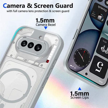 Matte PC Skin-feel Magnetic Shockproof Phone Case, For Nothing Phone 4a, For Nothing Phone 4a Pro, For Nothing Phone 3a Lite, For Nothing Phone 3, For Nothing CMF Phone 2 Pro, For Nothing Phone 3a, For Nothing Phone 3a Pro, For Nothing Phone 2a / 2a Pl...
