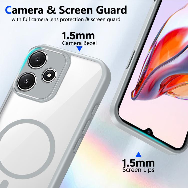 Matte PC Skin-feel Magnetic Shockproof Phone Case, For Redmi Note 17 Pro 5G Global 163.5mm, For Redmi Note 17 5G Global 169.7mm, For Redmi 17 5G / 4G Global 170mm, For Redmi A7 Pro / Poco C85x, For Redmi 15a 5G, For Redmi Turbo 5 5G / Poco X8 Pro 5G   ...