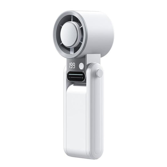 Ventilateur portable mini pliable en trois parties Y38 avec affichage numérique intelligent à 199 niveaux et réglage coulissant