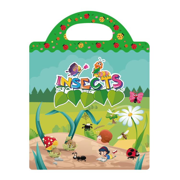 Children Early Education DIY Waterproof Reusable Stickers, Animals T01, Traffic T02, Dinosaur T03, Space T04, Body T05, Ocean T06, Princess T07, Insect T08, Farm T09, Four Seasons T10, Easter T13, Halloween Pumpkin Scarecrow T14, Christmas T15         ...
