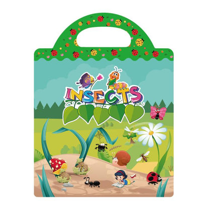 Children Early Education DIY Waterproof Reusable Stickers, Animals T01, Traffic T02, Dinosaur T03, Space T04, Body T05, Ocean T06, Princess T07, Insect T08, Farm T09, Four Seasons T10, Easter T13, Halloween Pumpkin Scarecrow T14, Christmas T15         ...