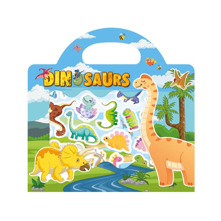 Children Early Education DIY Waterproof Reusable Stickers, Animals T01, Traffic T02, Dinosaur T03, Space T04, Body T05, Ocean T06, Princess T07, Insect T08, Farm T09, Four Seasons T10, Easter T13, Halloween Pumpkin Scarecrow T14, Christmas T15         ...