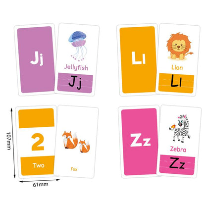 58 Cards / Set Montessori Toddlers Kids Early Education Learning Flash Cards, K01, K02, K03, K06, K07, K08, K09
