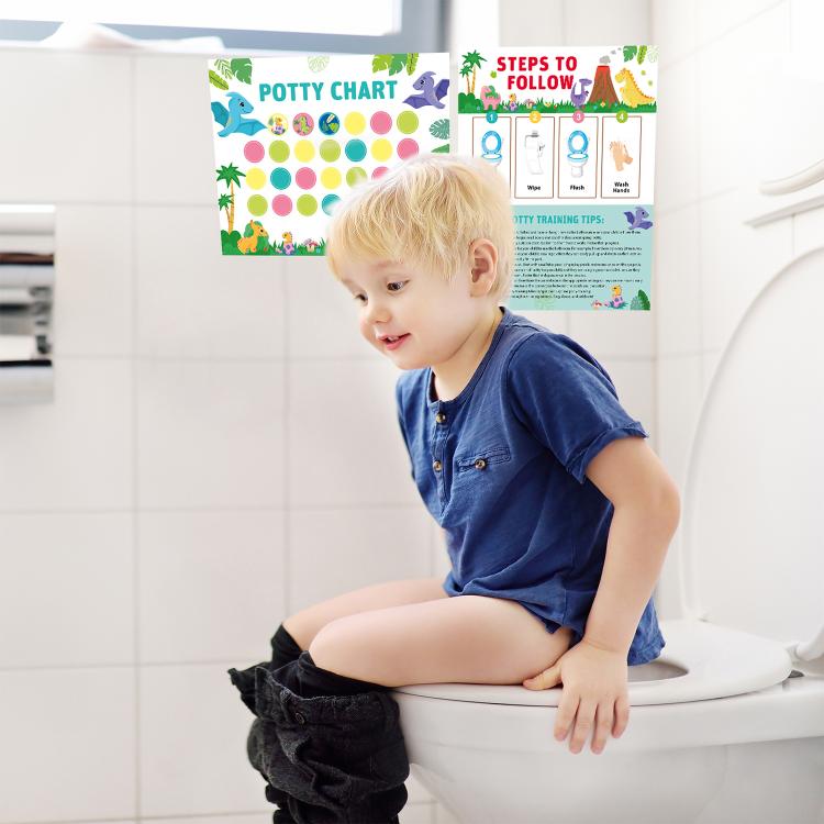 15pcs / Set Kids Toilet Potty Training Reward Progress Sticker Chart, T88 Unicorn, T87 Cars, T84 Dinosaur, T86 Mermaid, T85 Farm