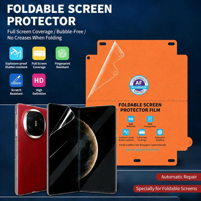 Foldable Phone Inner Screen HD Soft Protector Hydrogel Film with Positioner, For vivo X Fold6 5G, For vivo X Fold5