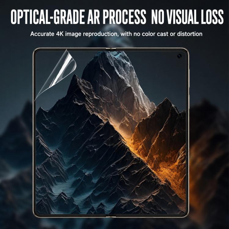 Foldable Phone Inner Screen HD Soft Protector Hydrogel Film with Positioner, For vivo X Fold6 5G, For vivo X Fold5