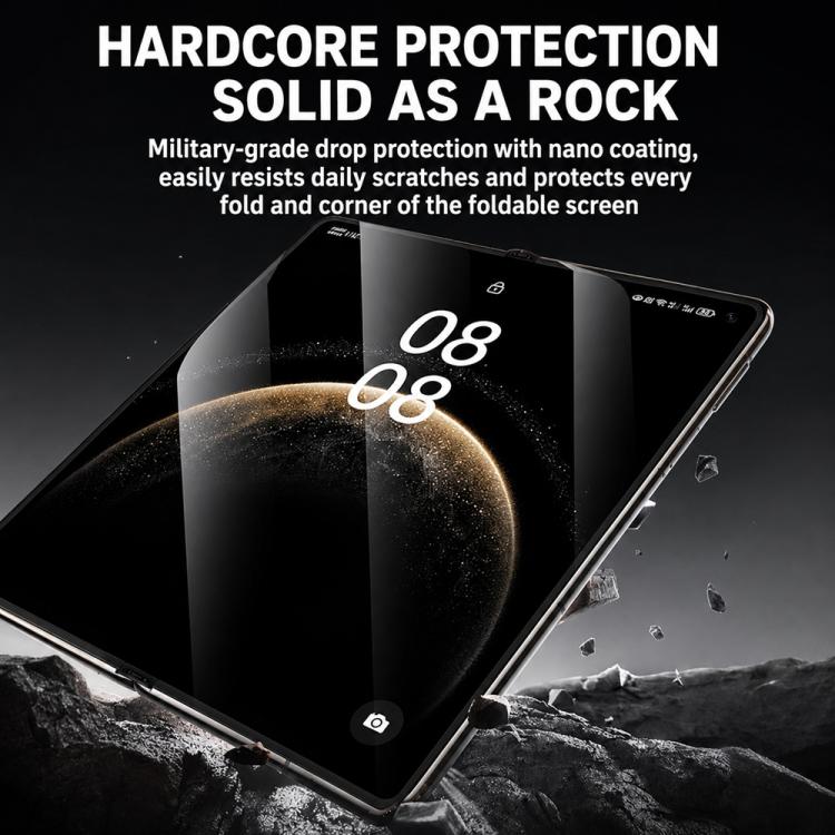 Foldable Phone Inner Screen HD Soft Protector Hydrogel Film with Positioner, For Galaxy Z TriFold, For Galaxy Z Fold7 5G, For Galaxy Z Fold6 5G