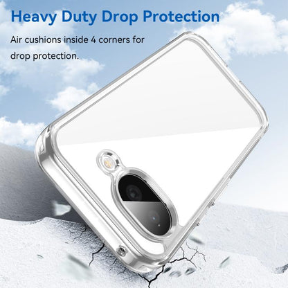 WANLONFENG Electroplated Buttons TPU Acrylic Phone Case with Screen Protector, For Google Pixel 10a, For Google Pixel 10 Pro XL, For Google Pixel 10 Pro, For Google Pixel 10, For Google Pixel 9a