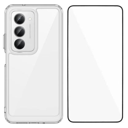 WANLONFENG Electroplated Buttons TPU Acrylic Phone Case with Screen Protector, For Redmi K90 Pro Max / Poco F8 Ultra, For Redmi K90 / Poco F8 Pro, For Redmi 15 5G / 4G EU 171mm, For Redmi 15C 5G / 4G EU 173mm, For Redmi 15 5G Global 169.5mm            ...