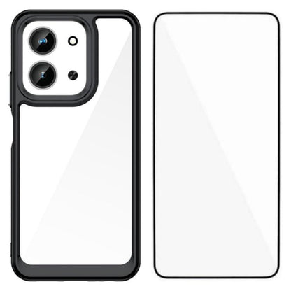 WANLONFENG Electroplated Buttons TPU Acrylic Phone Case with Screen Protector, For Redmi K90 Pro Max / Poco F8 Ultra, For Redmi K90 / Poco F8 Pro, For Redmi 15 5G / 4G EU 171mm, For Redmi 15C 5G / 4G EU 173mm, For Redmi 15 5G Global 169.5mm            ...