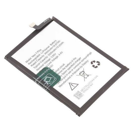 Battery, For Sparx Neo 7 Plus 5000mAh, For Sparx Neo 8i 5000mAh, For Sparx Neo 7 Ultra 8GB 5000mAh, For Sparx Neo 8 Lite 2024 5000mAh, For Sparx Neo 11 2023 5000mAh, For Sparx Neo 8 Pro 5000mAh, For Sparx Neo 8 Plus 5000mAh, For Sparx Neo 5 Plus 5000mA...