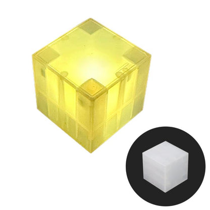Blocs de construction magnétiques cube 2,5 cm Veilleuses LED décoratives