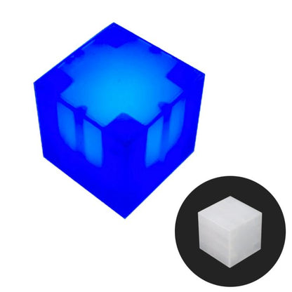 Blocs de construction magnétiques cube 2,5 cm Veilleuses LED décoratives