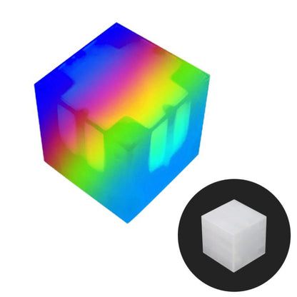 Blocs de construction magnétiques cube 2,5 cm Veilleuses LED décoratives