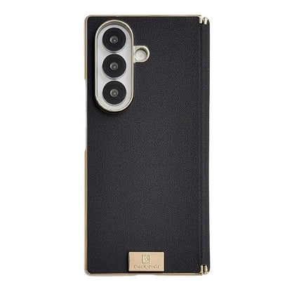 Electroplate Dual Axis Supercar Design PU Phone Case, For Galaxy Z Fold8 Ultra 5G, For Galaxy Z Fold7, For Galaxy Z Fold6, For Galaxy Z Fold5