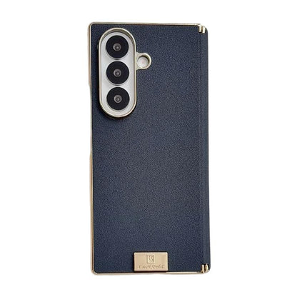 Electroplate Dual Axis Supercar Design PU Phone Case, For Galaxy Z Fold8 Ultra 5G, For Galaxy Z Fold7, For Galaxy Z Fold6, For Galaxy Z Fold5