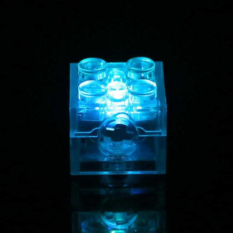 Blocs de construction DIY lumineux 2x2 avec LED