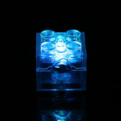 Blocs de construction DIY lumineux 2x2 avec LED