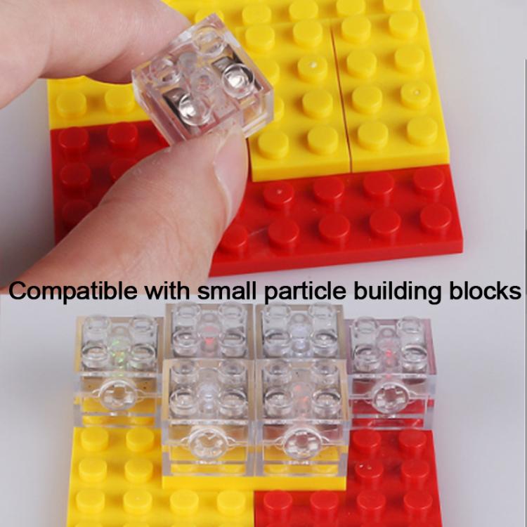 Blocs de construction DIY lumineux 2x2 avec LED