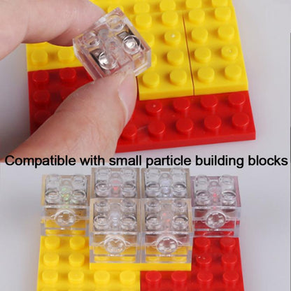 Blocs de construction DIY lumineux 2x2 avec LED