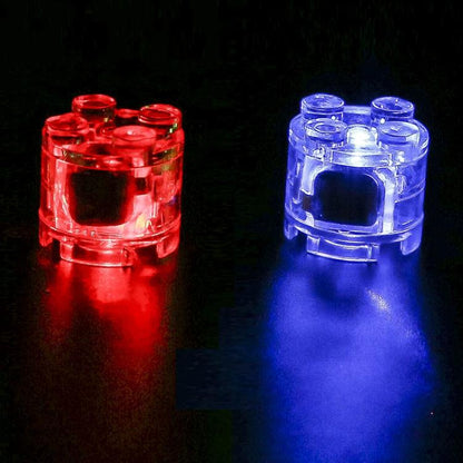Accessoires de lumière LED pour blocs de construction ronds 2x2, jouet éducatif DIY