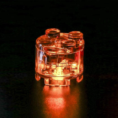 Accessoires de lumière LED pour blocs de construction ronds 2x2, jouet éducatif DIY