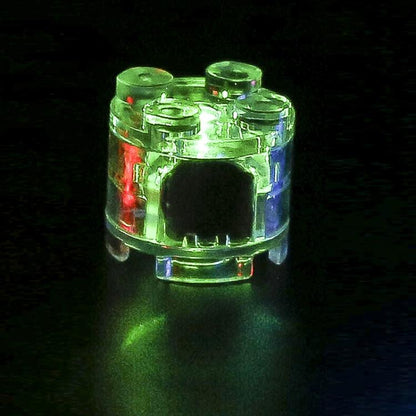Accessoires de lumière LED pour blocs de construction ronds 2x2, jouet éducatif DIY