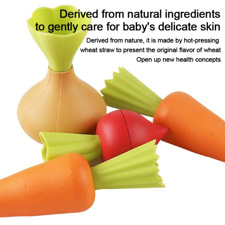 Wheat Straw Simulation Vegetable Planting Children Pretend Play Early Education Toy, Vegetable Planting