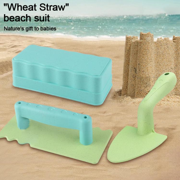 Jouet de plage pour enfants avec pelle et moules de murs en briques