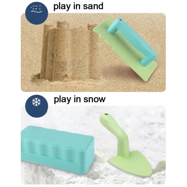 Jouet de plage pour enfants avec pelle et moules de murs en briques