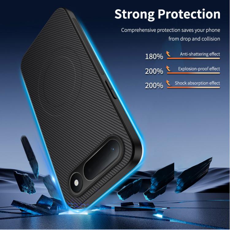WANLONFENG TQ Series Magnetic Carbon Fiber Texture PC Hybrid TPU Phone Case, For Tecno Spark 50 5G, For Tecno Camon 50 Pro 4G, For Tecno Camon 50 4G, For Tecno Pova 7 Pro 5G, For Tecno Pova 7 5G, For Tecno Pova 7 Ultra 5G, For Tecno Pova 7 4G / Pova 7 Neo