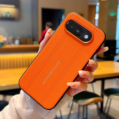Metal Camera Lens Frame Buttons Vegan Leather Phone Case, For Google Pixel 10a, For Google Pixel 10 Pro XL, For Google Pixel 10 / Pixel 10 Pro, For Google Pixel 9a, For Google Pixel 9 Pro XL, For Google Pixel 9 / Pixel 9 Pro