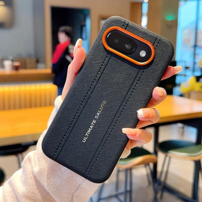 Metal Camera Lens Frame Buttons Vegan Leather Phone Case, For Google Pixel 10a, For Google Pixel 10 Pro XL, For Google Pixel 10 / Pixel 10 Pro, For Google Pixel 9a, For Google Pixel 9 Pro XL, For Google Pixel 9 / Pixel 9 Pro