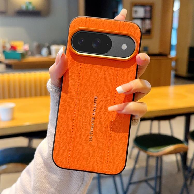 Metal Camera Lens Frame Buttons Vegan Leather Phone Case, For Google Pixel 10a, For Google Pixel 10 Pro XL, For Google Pixel 10 / Pixel 10 Pro, For Google Pixel 9a, For Google Pixel 9 Pro XL, For Google Pixel 9 / Pixel 9 Pro