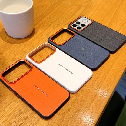 Metal Camera Lens Frame Buttons Vegan Leather Phone Case, For Redmi K90 Pro Max / Poco F8 Ultra 5G, For Redmi K90 / Poco F8 Pro 5G, For Redmi K90 Pro Max Champion Edition, For Redmi K80 Pro / Poco F7 Ultra, For Redmi K80 / Poco F7 Pro