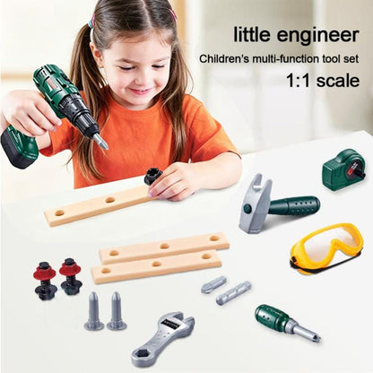 Jeu d'imitation pour enfants - Kit d'outils de perceuse électrique DIY