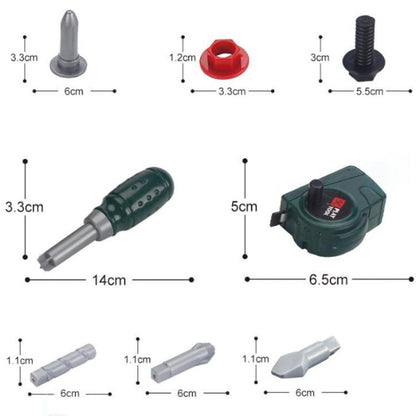 Jeu d'imitation pour enfants - Kit d'outils de perceuse électrique DIY