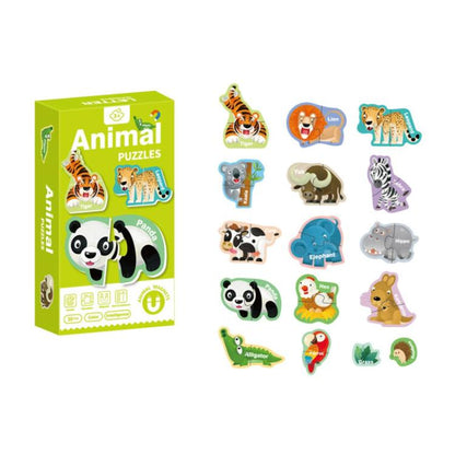 Kids Early Education Magnetic Refrigerator Puzzle Educational Toy, 26pcs Letter, Animals, Cars, Numbers, 26pcs Lowercase
