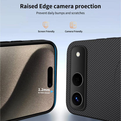 WANLONFENG TQ Series Magnetic Carbon Fiber Texture PC Hybrid TPU Phone Case, For Tecno Spark 40 5G / Hot 60i 5G, For Tecno Pova Curve 2, For Tecno Pova Slim / Spark Slim, For Tecno Camon 40 Pro 4G, For Tecno Camon 40 Premier 5G, For Tecno Camon 40 4G  ...