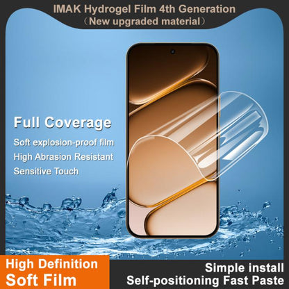 imak 4th Generation Full Coverage Screen Hydrogel Film, Support Fingerprint Unlocking, For OnePlus Turbo 6X Pro 5G, For OnePlus Nord CE6, For OnePlus Ace 6 Ultra