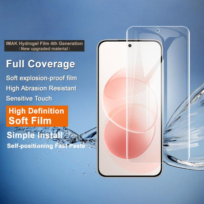 imak 4th Generation Full Coverage Screen Hydrogel Film, Support Fingerprint Unlocking, For Redmi Note 17 Pro 5G Global 163mm, For Redmi K90 Max 5G / K80 Ultra