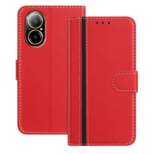 Color Block Card Slots Vegan Leather Phone Case, For Realme C67 4G, For Realme 11 5G / 11x 5G / C67 5G India, For Realme 11 4G, For Realme 11 Pro 5G / 11 Pro+ 5G / Narzo 60 Pro, For Realme C65 4G, For Realme C55 4G / Narzo N55, For Realme C33 2023 / 20...