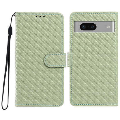 Mirrored Buckle Vegan Leather Phone Case with Small Black Cord, For Google Pixel 7a, For Google Pixel 7 5G