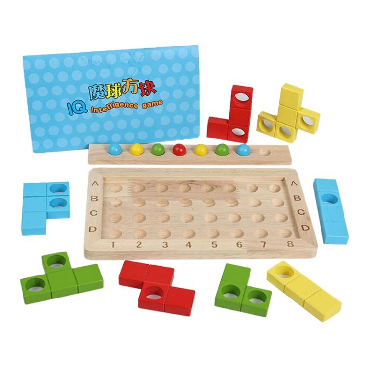 Casse-tête en bois éducatif Magic Cube pour enfants