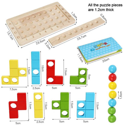 Casse-tête en bois éducatif Magic Cube pour enfants