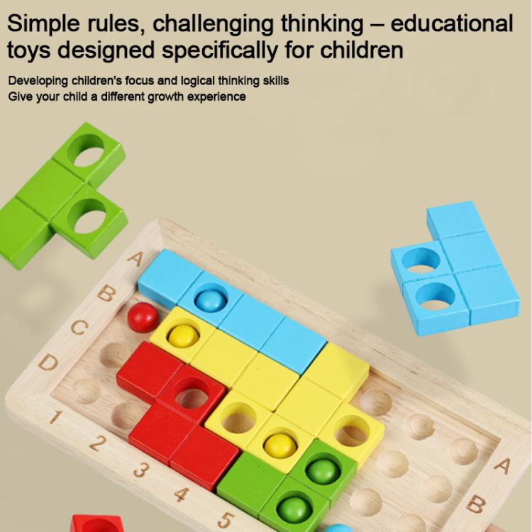 Casse-tête en bois éducatif Magic Cube pour enfants