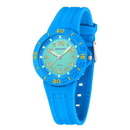 SANDA 6386 Montre Enfant Simple 5ATM Étanche Lumineuse